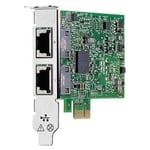 Hewlett Packard Enterprise HPE 332T - nettverksadapter - PCIe 2.0 - Gigabit Ethernet x 2