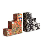 Tom Dixon - Swirl Stepped Bookends - Bokstøtter - Flerfarget