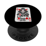 Alice in Wonderland Queen of Hearts - We're All Mad Here PopSockets Adhesive PopGrip