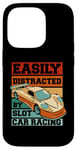 Coque pour iPhone 14 Pro Easily Distracted By Slot Car Racing RC Car Minicar Slot