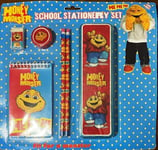 Honey Monster School Stationary Set 2011 Eraser Pencils Sharpener Pad Case