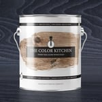 A.S. Création THE COLOR KITCHEN weatherproof premium wood stain for indoors and outdoors, colour anthracite, semi-gloss for optimum wood protection, 2.5 L for 35 m² coat