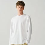 Roundneck Relaxed Fit Longsleeve - White