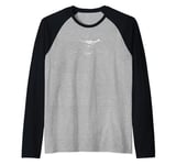 Batman v Superman Bw Logo Manche Raglan