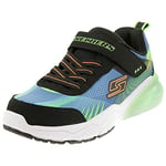 Skechers Garçon Thermoflux 2.0 Kodron, Textile Bleu Citron Vert Noir Et Orange, 28.5 EU