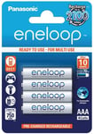 4 Panasonic eneloop AAA 750 mAh Rechargeable Batteries NiMH