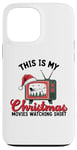 iPhone 13 Pro Max This Is My Christmas Movies Watching Holiday TV Vintage Case