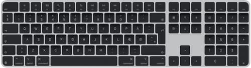 Apple Magic Keyboard Touch Id Apple Silicon Numeriske Usb-c (2024) Kabel & Trådløs Dansk