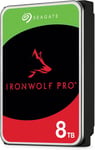 IronWolf Pro, 8To, Disque dur d'entreprise interne NAS HDD - CMR, 3,5"", SATA 6Goits/s, 7 200 tr/min, 256 Mo de mémoire cache, Rescue Services (ST8000NE001 )