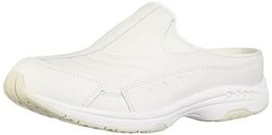 Easy Spirit Women's Tourguide-xwh35 Mule, White Leather, 3 UK