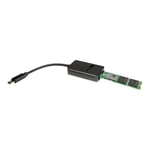 Inter-Tech K-1696-P2 - gränssnittsadapter - M.2 Card (PCIe NVMe & SATA) - USB-C 3.2 (Gen 2)