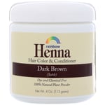 Rainbow Research, Henna, Hair Color & Conditioner, Dark Brown (Sable), 4 oz (113