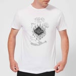 T-Shirt Homme Carte du Maraudeur - Harry Potter - Blanc - S