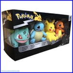 Jazwares Pokemon Select Battle Figure Pack Bulbasaur Squirtle Pikachu Charmander