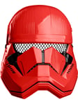 Red Trooper 1/2 Mask Adults Storm Trooper Star Wars Fancy Dress Mask