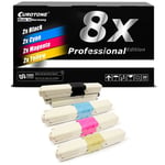 8x Eurotone Pro Toner for OKI C-321-DN MC-342-DN C-301-DN MC-342-DNW MC-332-DN