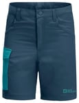 Jack Wolfskin Unisex Active K Shorts, Dark Sea, 116, Dark Sea, 6 Years