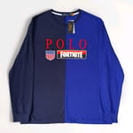 POLO RALPH LAUREN × FORTNITE STADIUM UNISEX  LONG SLEEVES T SHIRT. SIZE L