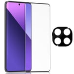 1-Pack Xiaomi Redmi Note 14 Pro Skärmskydd & 1-Pack linsskydd - Härdat Glas 9H - Super kvalitet 3D