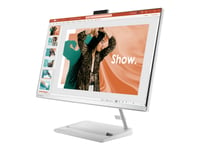 Lenovo Ideacentre Aio 3 27Iap7 F0gj - Alt-I-Ett Med Stativ - Core I3 1215U / Inntil 4.4 Ghz - Ram 8 Gb - Ssd 512 Gb - Nvme - Uhd Graphics - Gigabit Ethernet, Bluetooth 5.2, Ieee 802.11Ax (Wi-Fi 6) - Uten Os - Monitor: Led 27" 1920 X 1080 (Full Hd) -