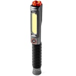 Nebo - Lampe de Poche Grande Larry Pro+ Rechargeable - cob - Étanche IP67 - Aluminium Noir - Ø35 mm x 197 mm - 60 Lumens