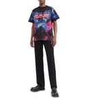 T-Shirt Versace Jeans Couture Noir - 73gah6rg - 73up601 Panel Galaxy Couture