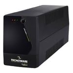 Tecnoware Power Systems - Onduleur UPS ERA PLUS 2000 - Protection contre coupures et surtensions - Autonomie 40 min pour PC, 120 min pour Modem - Silencieux - 6 Prises IEC, 2000VA