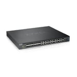 Zyxel XS3800-28, 28-port 10GbE L2+ Switch, L3 Routing, 12x 10G RJ45, 8x MultiGig (10G) RJ45/SFP+, 8x 10G SFP+