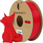 Copymaster3D PLA-filament til 3D-printere, 1,75 mm, glitrende rød