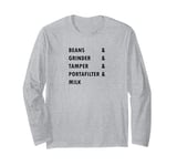 Barista Coffee Espresso Cappuccino Coffee Machine Long Sleeve T-Shirt