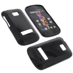 Bag for Archos 35B Titanium Phone Case Protection Cover TPU Rubber Case Black