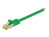 Microconnect - Patch-Kabel - Rj-45 (Hane) Till Rj-45 (Hane) - 1 M - Sftp, Pimf - Cat 7 - Halogenfri, Tvinnad - Grön