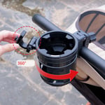 Double Bottle Holder Strong Load Bearing Stroller Cup Holder 3 In 1 For Bike For