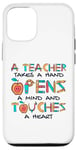 Coque pour iPhone 12/12 Pro Teacher Takes A Hand Referendar Professeur Pédagogue Professeur