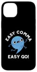 Coque pour iPhone 14 Plus Easy Comma Easy Go Jeu de mots amusant de ponctuation