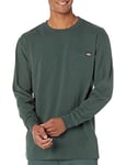 Dickies Men's Long Sleeve Heavyweight Crew Neck Longsleeve T-Shirt, Black Olive, 3XL