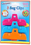 Plastic Reusable Food Sealing Bag Clips Kitchen Storage Fridge Freezer 3 Pack