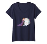 Frozen Anna And Olaf Like Warm Hugs V-Neck T-Shirt