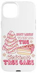 iPhone 15 Plus Preppy Pink Most Likely To Eat All Christmas Tree Cake Funny Case