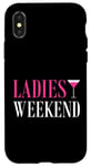 Coque pour iPhone X/XS Martini rose assorti pour femme