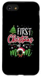 iPhone SE (2020) / 7 / 8 First Christmas As A Mom Funny New Mom Mommy Christmas Case