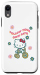 Coque pour iPhone XR Suivez votre propre chemin avec Hello Kitty