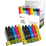 10x Ink Cartridge For Epson Workforce Wf-2010w Wf-2510wf Wf-2520nf Wf-2530wf