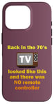 Coque pour iPhone 16 Pro Années 70 Nostalgie Télévision Rétro TV Années 70