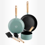 GreenPan Mayflower Non-Stick Aluminium 3 Piece Pan Set