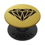 Golden Diamond Phone Grip PopSockets Adhesive PopGrip