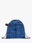 Kipling Kids' Supertaboo School Drawstring Backpack, New Scate