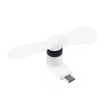 Mini ventilateur portable de type C,pour banque d'alimentation,ordinateur portable,PC,chargeur AC,pour Huawei Redmi,pour téléphone de type C - Type White NO bag