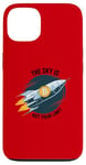 Coque pour iPhone 13 Le ciel n'est pas votre limite Bitcoin Rocket