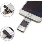 3 en 1 Cle USB iPhone 64 Go, MUXXUE Clé USB Telephone iPhone,Clef